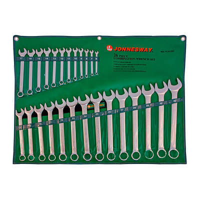 Набор комбинированных ключей 6-32мм, 26 предметов Jonnesway
